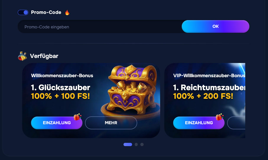 Wizardo casino Bonus. 